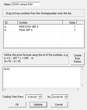 Creating a compound symbol in NanoTrader